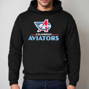 Columbus Aviators Logo Shirt 2 Columbus Aviators Logo Hoodie