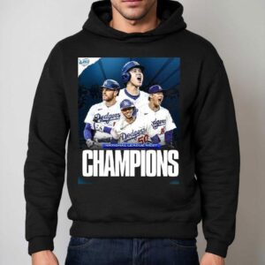 Congrats Los Angeles Dodgers Are Nl West Champions Mlb Postseason Hoodie