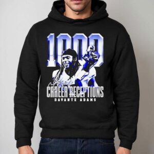 Davante Adams Career Receptions Los Angeles Rams Hoodie