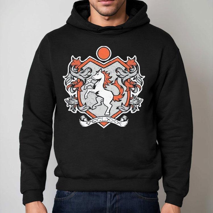 Denver Broncos Medieval Shield Shirt Denver Broncos Medieval Shield Shirt