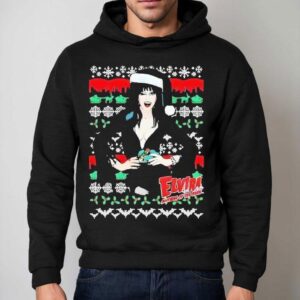 Elvira Wink Xmas Ugly Christmas Shirt 2 Elvira Wink Xmas Ugly Christmas Hoodie