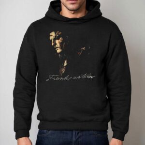 Frankenstein Portrait Text Shirt 2 Frankenstein Portrait Tex Hoodie