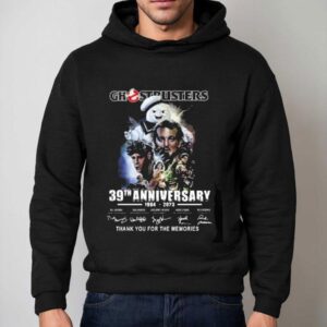 Ghostbusters Th Anniversary Thank You For The Memories Signatures Hoodie