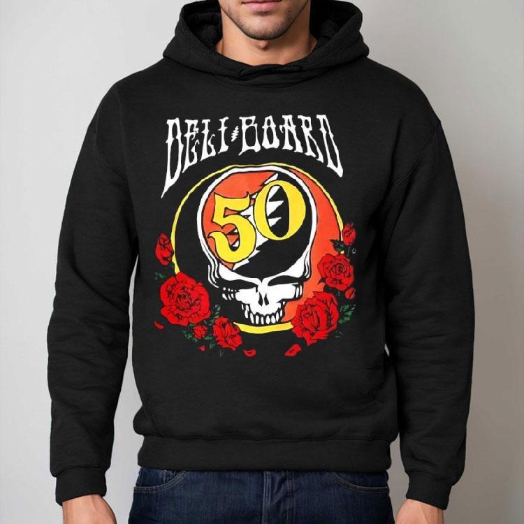 Grateful Dead 50th Anniversary Deli Boards Steal Your Face Skull Logo Shirt Grateful Dead 50th Anniversary Deli Boards Steal Your Face Skull Logo Shirt