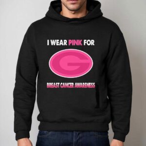 Green Bay Packers I Wear Pink For Breast Cancer Awareness 2023 Shirt 2 Green Bay Packers I Wear Pink For Breast Cancer Awareness Hoodie