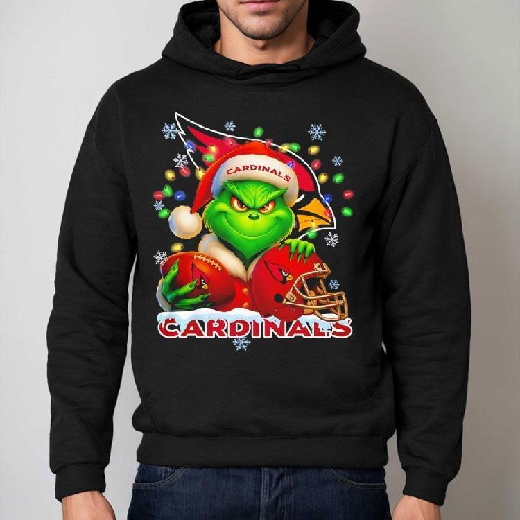 Grinch And Arizona Cardinals Christmas Theme Helmet Shirt Grinch And Arizona Cardinals Christmas Theme Helmet Shirt