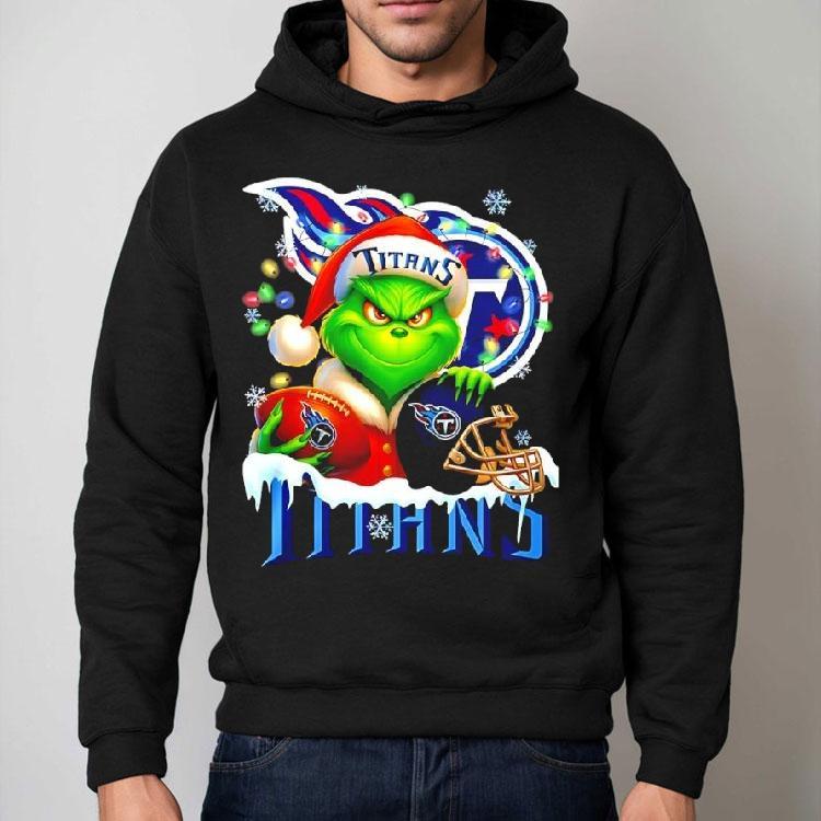 Grinch And Tennessee Titans Christmas Theme Helmet Shirt Grinch And Tennessee Titans Christmas Theme Helmet Shirt