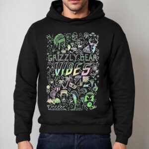 Grizzly Bear Rainbow Vibes Shirt 2 Grizzly Bear Rainbow Vibes Hoodie