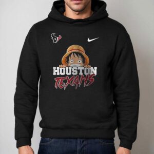 Houston Texans X One Piece Luffy Shirt 2 Houston Texans X One Piece Luffy Hoodie