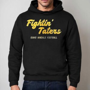Idaho Vandals Football Fightin Taters Logo Tex Hoodie