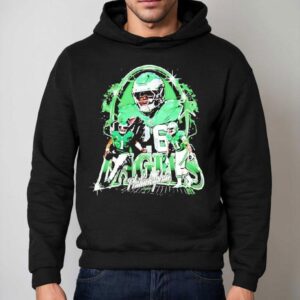 Jalen Hurts Charles Barkley Arthur Juan Brown Trio Philadelphia Eagles Shirt 2 Jalen Hurts Charles Barkley Arthur Juan Brown Trio Philadelphia Eagles Hoodie