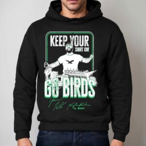 Jason And Kylie Kelce Keep Your On Go Birds Philadelphia Eagles Hoodie