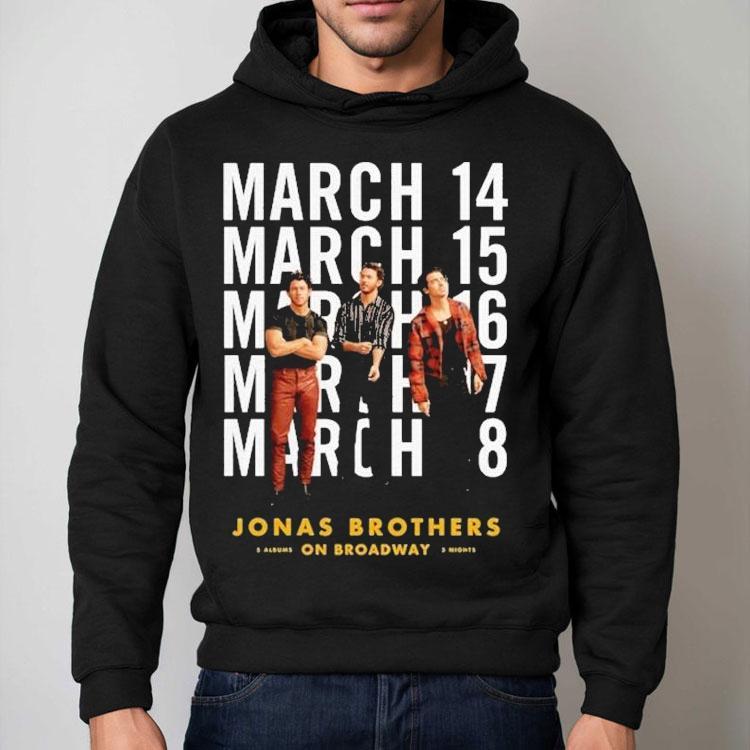 Jonas Brothers On Broadway March 2025 Shirt Jonas Brothers On Broadway March 2025 Shirt