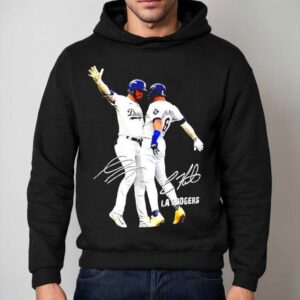 Kik Hernandez And Gavin Lux Funny Celebartion Los Angeles Baseball Signatures Shirt 2 Kik Hernandez And Gavin Lux Funny Celebartion Los Angeles Baseball Signatures Hoodie