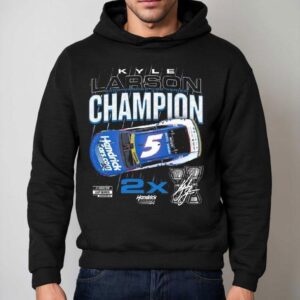 Kyle Larson 2025 Nascar Cup Series Champion Stats Shirt 2 Kyle Larson Nascar Cup Series Champion Stats Hoodie