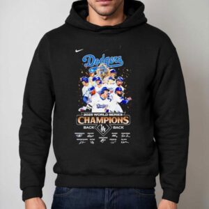 Lad X Mlb 2025 World Series Champions Signatures Shirt 2 Lad X Mlb World Series Champions Signatures Hoodie
