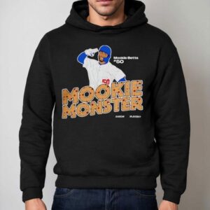 Los Angeles Dodgers Mookie Monster World Series Champions Hoodie