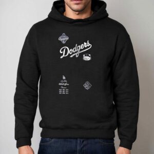 Los Angeles Dodgers X Kitty World Series Champions Back To Back Hoodie