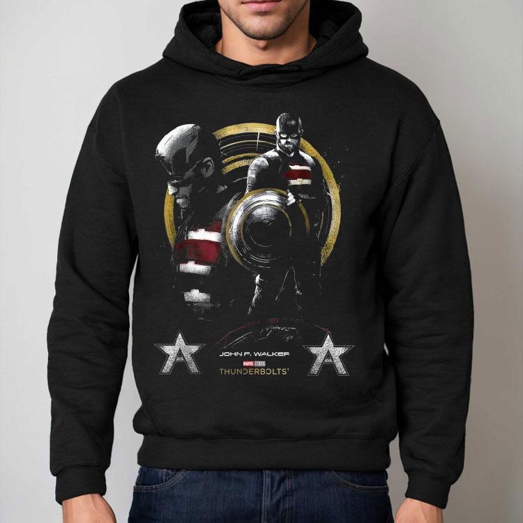 Marvel Thunderbolts John Walker U.s. Agent Showcase Shirt Marvel Thunderbolts John Walker U.s. Agent Showcase Shirt