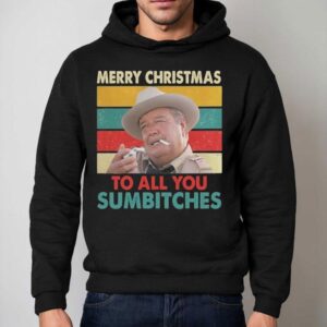 Merry Christmas To All You Sumbitches Cigarettes Christmas Hoodie