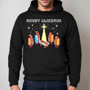 Merry Glizzmas Mesh Trucker Hotdog Hoodie