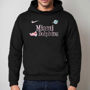Miami Dolphins X Pink Panther Cartoon Shirt 2 Miami Dolphins X Pink Panther Cartoon Hoodie