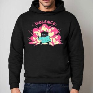 Minbitt Violence Graphic Hoodie