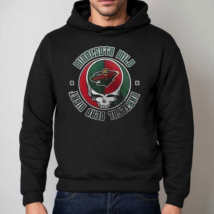 Minnesota Wild Grateful Dead 60th Anniversary Logo Shirt Minnesota Wild Grateful Dead 60th Anniversary Logo Shirt