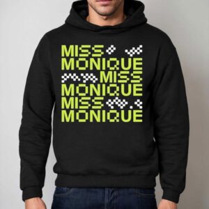 Miss Monique Repeat Logo Pixels Hoodie