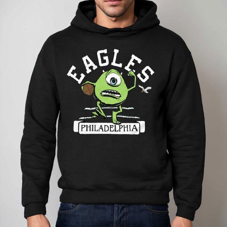 Monsters Inc Mike Wazowski X Philadelphia Eagles Shirt Monsters Inc Mike Wazowski X Philadelphia Eagles Shirt