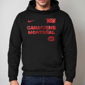 Montreal Canadiens Rush Fifty Something Tour Logo Skull Hoodie