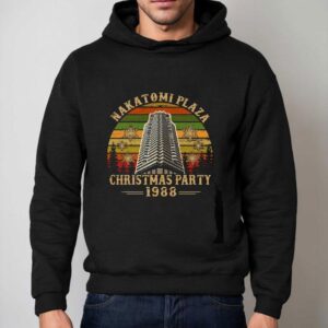 Nakatomi Plaza Christmas Party 1988 Sunset Vintage Shirt 2 Nakatomi Plaza Christmas Party Sunset Vintage Hoodie