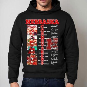 Nebraska Cornhuskers Blacks Signatures Hoodie