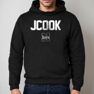 Nebraska Cornhuskers John Cook Jcook Silhouette Hoodie