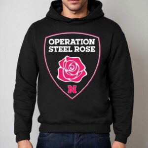Nebraska Cornhuskers Operation Sl Rose Breast Cancer Awareness Shirt 2 Nebraska Cornhuskers Operation Sl Rose Breast Cancer Awareness Hoodie