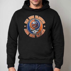New York Islanders Grateful Dead Th Anniversary Logo Hoodie