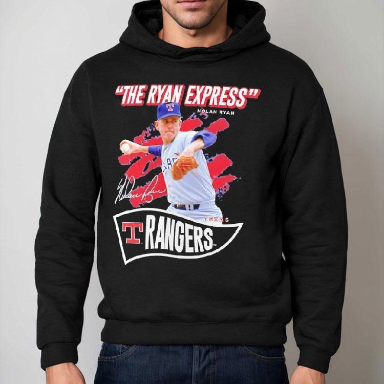 Nolan Ryan Texas Rangers The Ryan Express Signature Shirt Nolan Ryan Texas Rangers The Ryan Express Signature Shirt