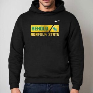 Norfolk State Spartans Behold The Green And Gold Logo Hoodie