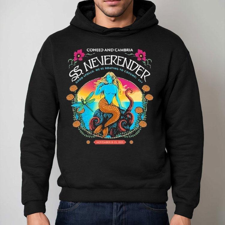 Oficial Coheed And Cambria Nov 8-13 2025 Miami To Cozumel, Mexico Mermaid Shirt Oficial Coheed And Cambria Nov 8-13 2025 Miami To Cozumel, Mexico Mermaid Shirt