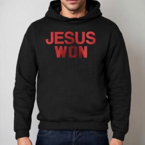 Ohio State Buckeyes Jesus Won Logo Hoodie