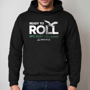 Philadelphia Eagles Kelly Green Ready To Roll Nfc East Champions Logo Hoodie