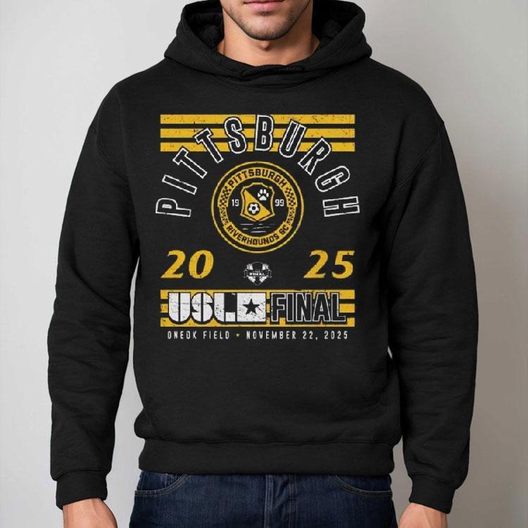 Pittsburgh Riverhounds Sc 2025 Usl Championship Final Oneok Field November 22, 2025 Shirt Pittsburgh Riverhounds Sc 2025 Usl Championship Final Oneok Field November 22, 2025 Shirt