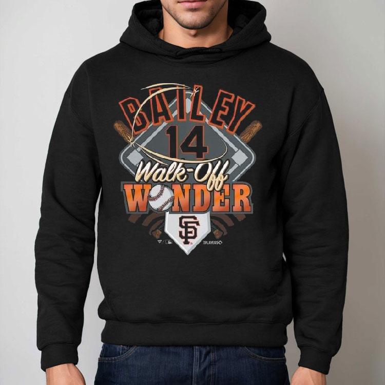 San Francisco Giants Patrick Bailey Walk-off Wonder Shirt San Francisco Giants Patrick Bailey Walk-off Wonder Shirt
