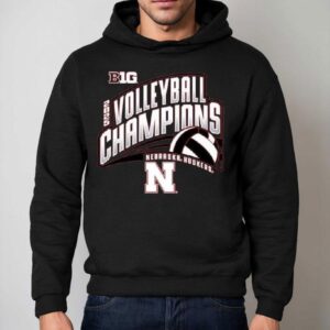 Scarlet Nebraska Huskers Big Women S Volleyball Regular Season Champions Locker Room Hoodie