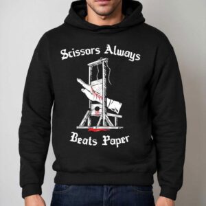 Scissors Always Beats Paper Hand Hoodie