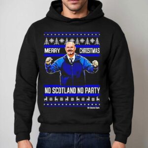 Scotland Clark Merry Christmas No Scotland No Party Hoodie