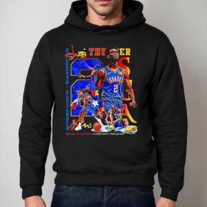 Shai Gilgeous Alexander Oklahoma City Thunder Nba Champion Season Mvp Finals Mvp Basketball Graphic Hoodie