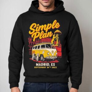 Simple Plan September Th Tour Madrid Es Hoodie
