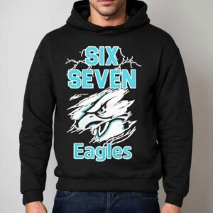 Six Seven Philadelphia Eagles Logo Lightning Shirt 2 Six Seven Philadelphia Eagles Logo Lightning Hoodie