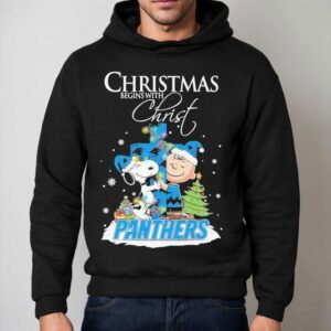 Snoopy And Charlie Brown The Peanuts X Carolina Panthers Merry Christmas Begins With Christ Shirt 2 Snoopy And Charlie Brown The Peanuts X Carolina Panthers Merry Christmas Begins With Chris Hoodie